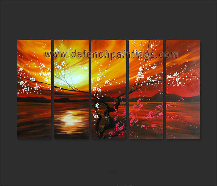 Dafen Oil Painting on canvas flower painting -set652